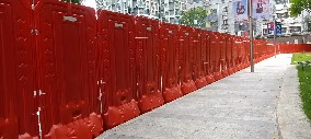 塑料圍擋：輕巧、耐久和易安裝的優(yōu)勢特點【旭東鋼構(gòu)】